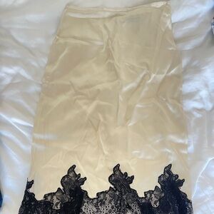 Zara silk skirt